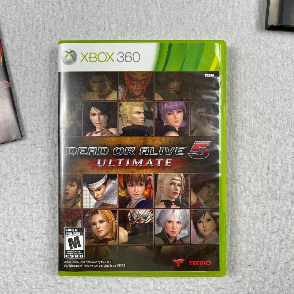 Tecmo Koei Dead or Alive 5 Ultimate Xbox 360 OS Collector‎ Edition Steelbook Art